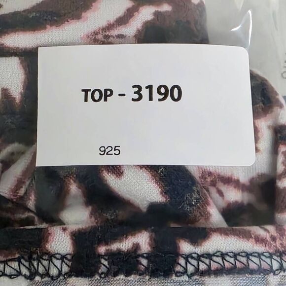 LuLaRoe Floral Tunic Top Multicolor Size L - Picture 7 of 7